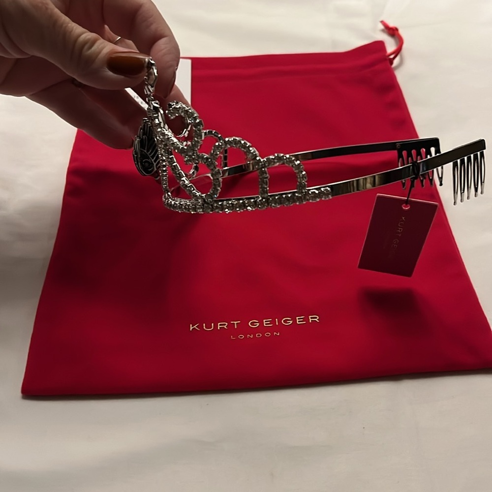 Kurt Geiger Eagle Tiara Crystal Cubic Zircinia NWT - Picture 8 of 12